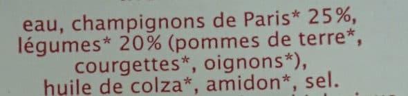 Jardin bio Velouté de petits champignons packshot