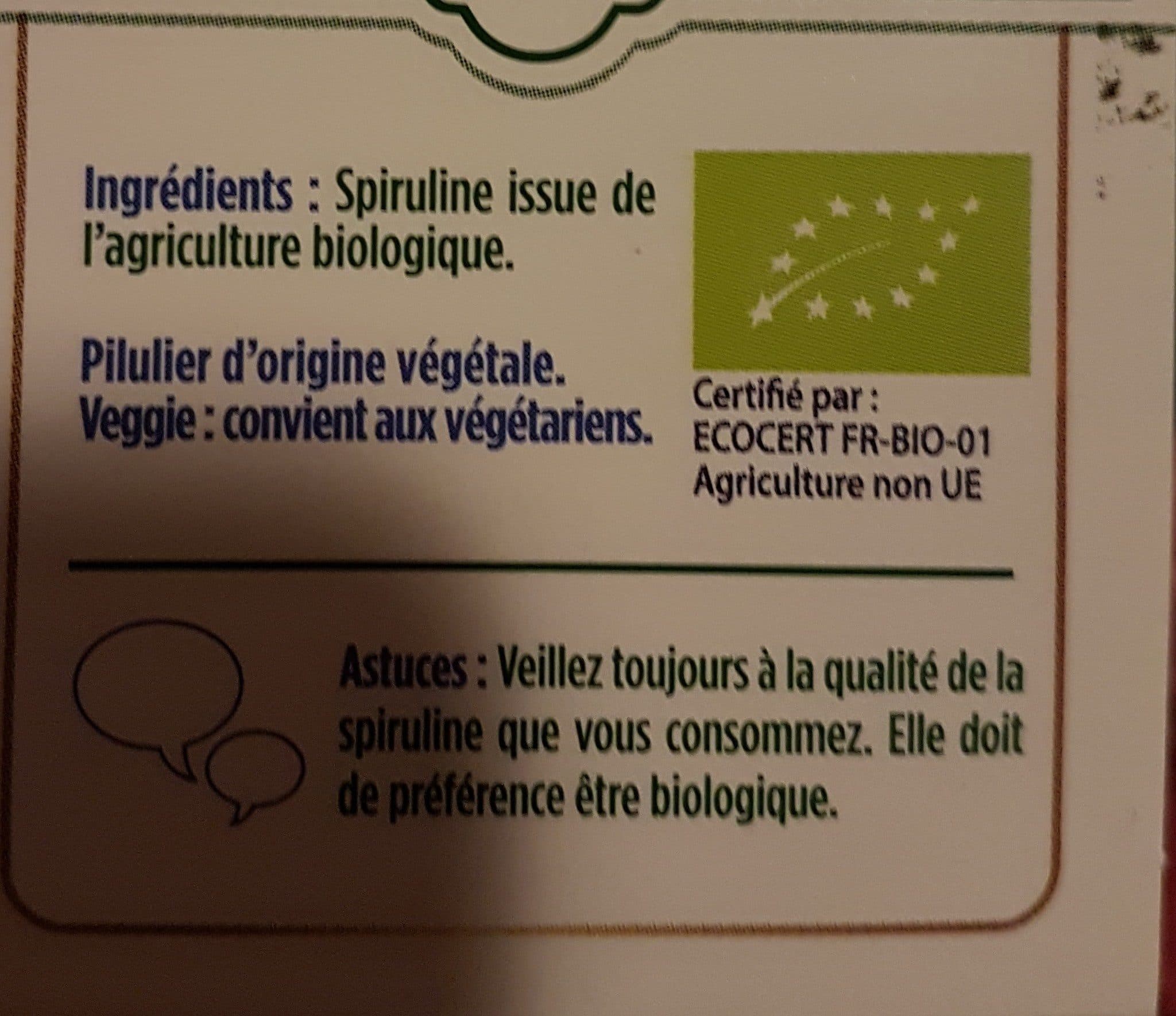 Floressance Spiruline Vitalité, Bien-être Et Contrôle Du Poids packshot
