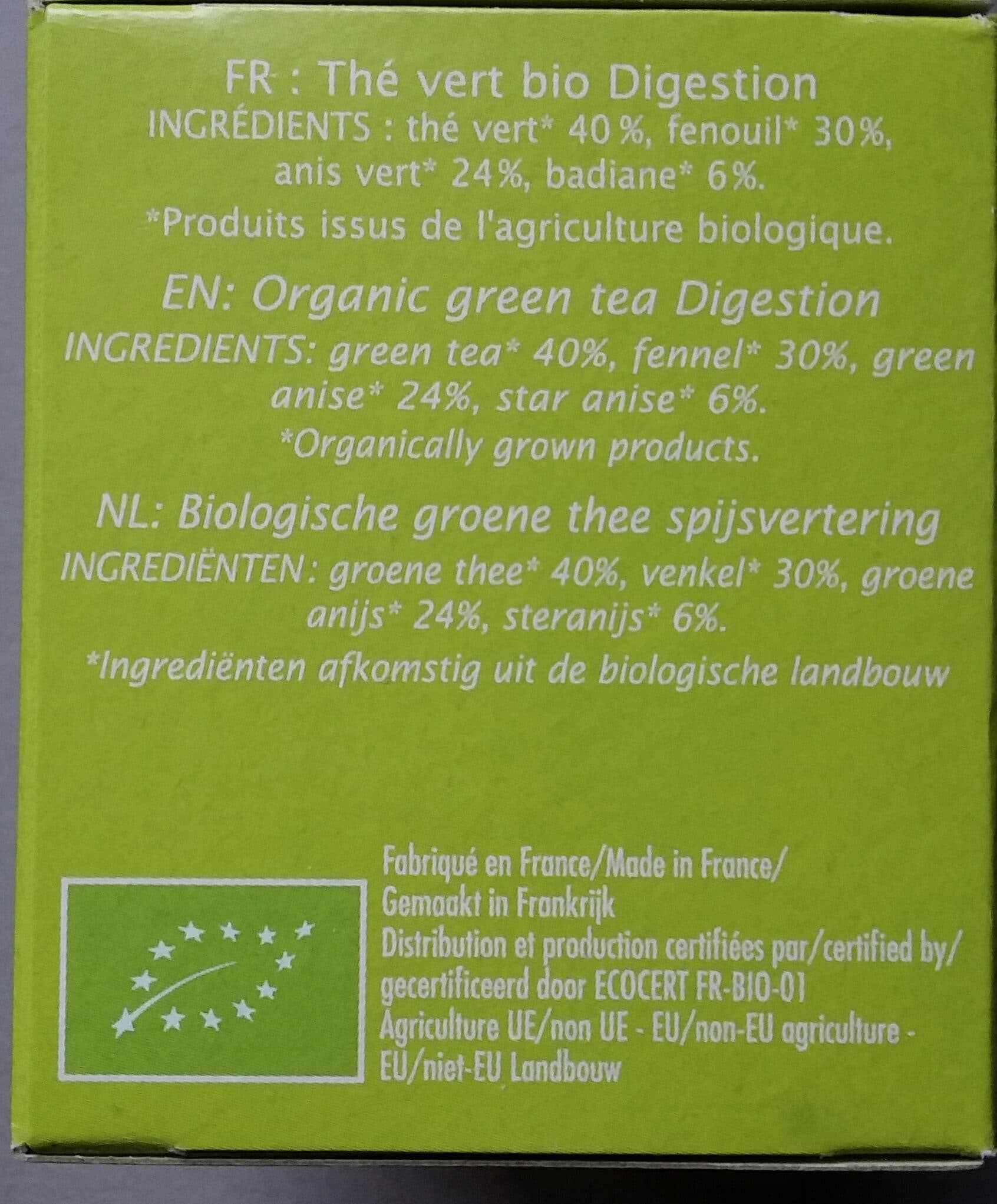 Jardin Bio étic Happy digestion packshot