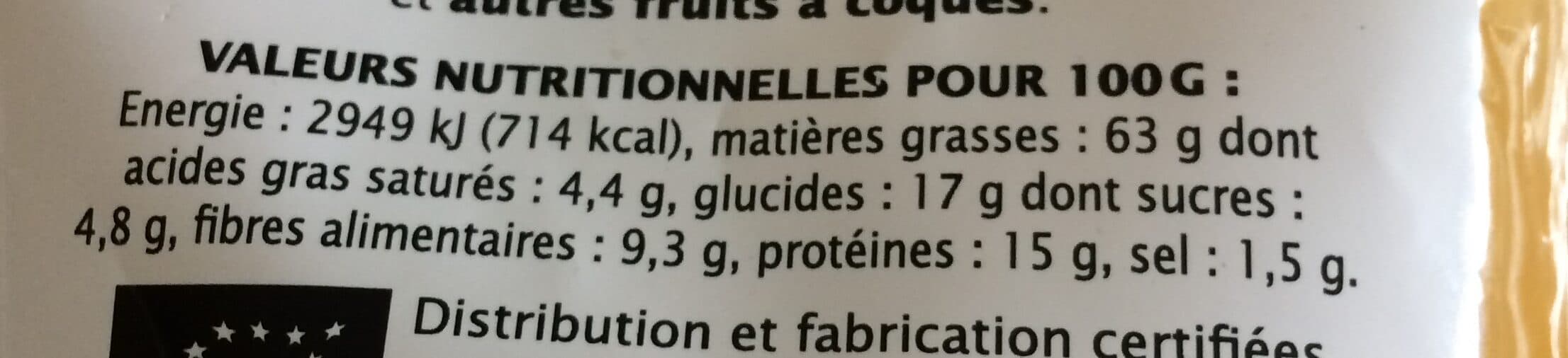 Jardin Bio Noisettes grillees packshot