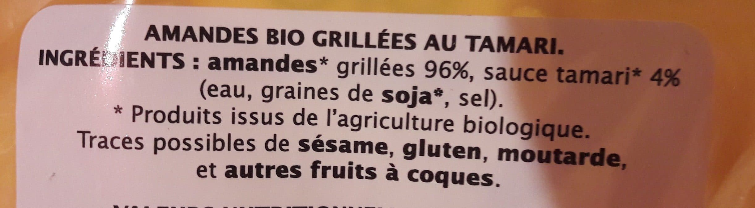 Jardin BIO Amandes Grillées Au Tamari Bio packshot