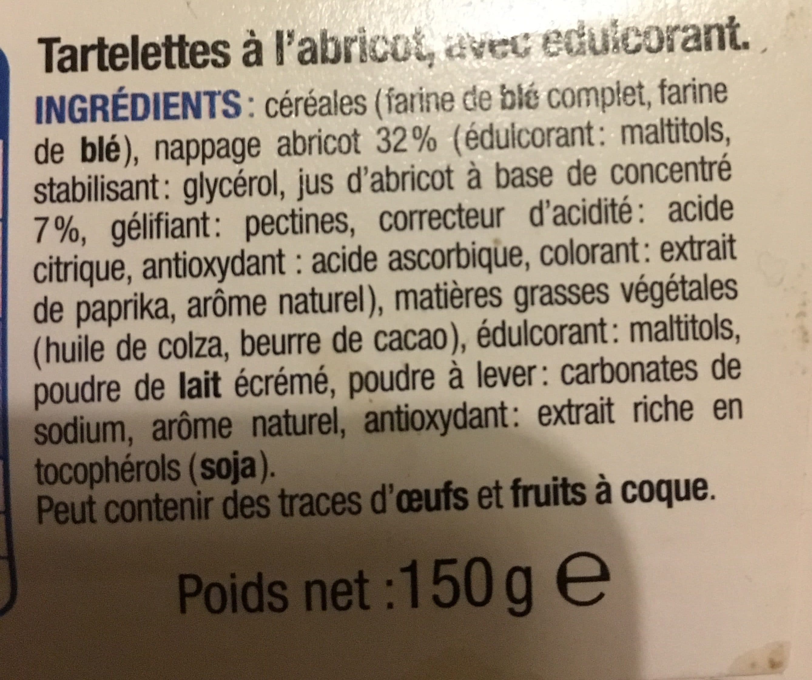 LÉA NATURE Karéléa - Tartelettes abricot packshot