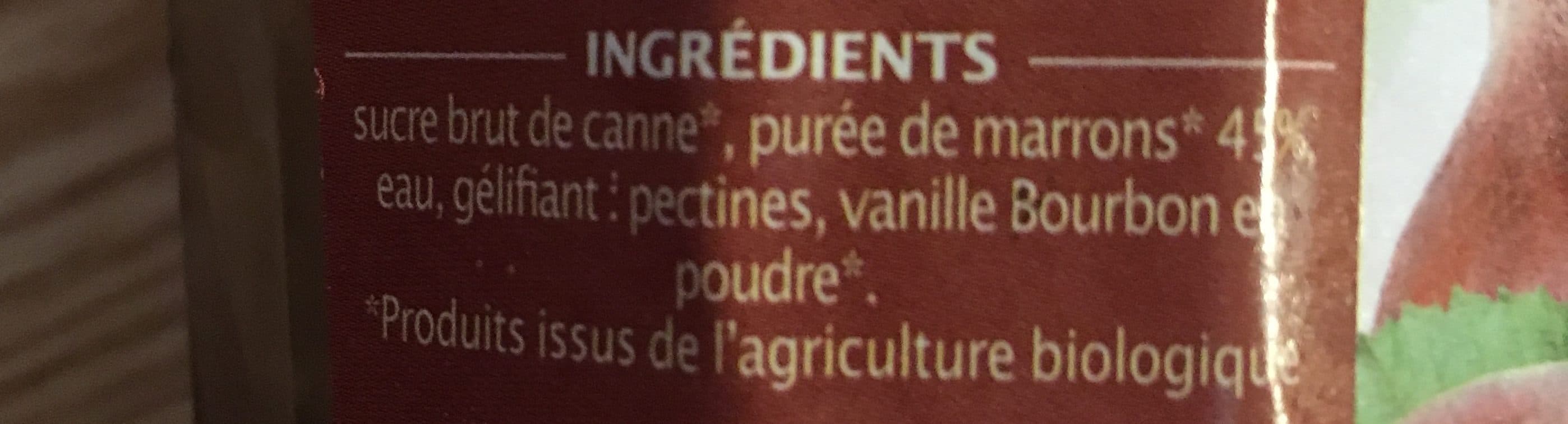 Jardin Bio Crème De Marron packshot