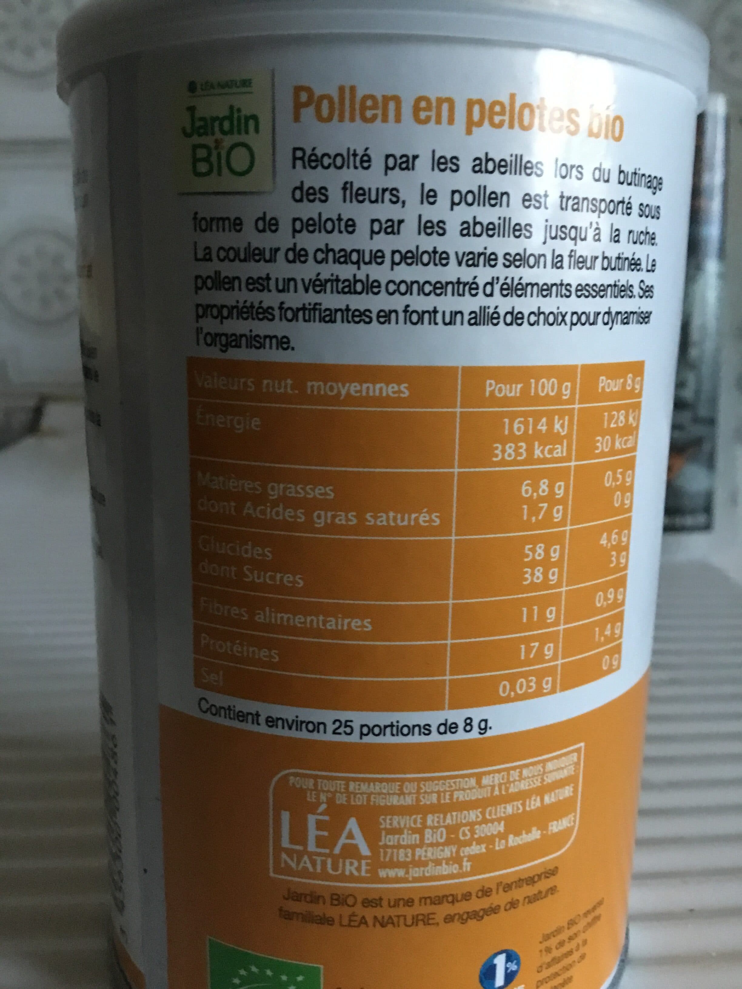 Jardin bio Pollen en pelotes packshot