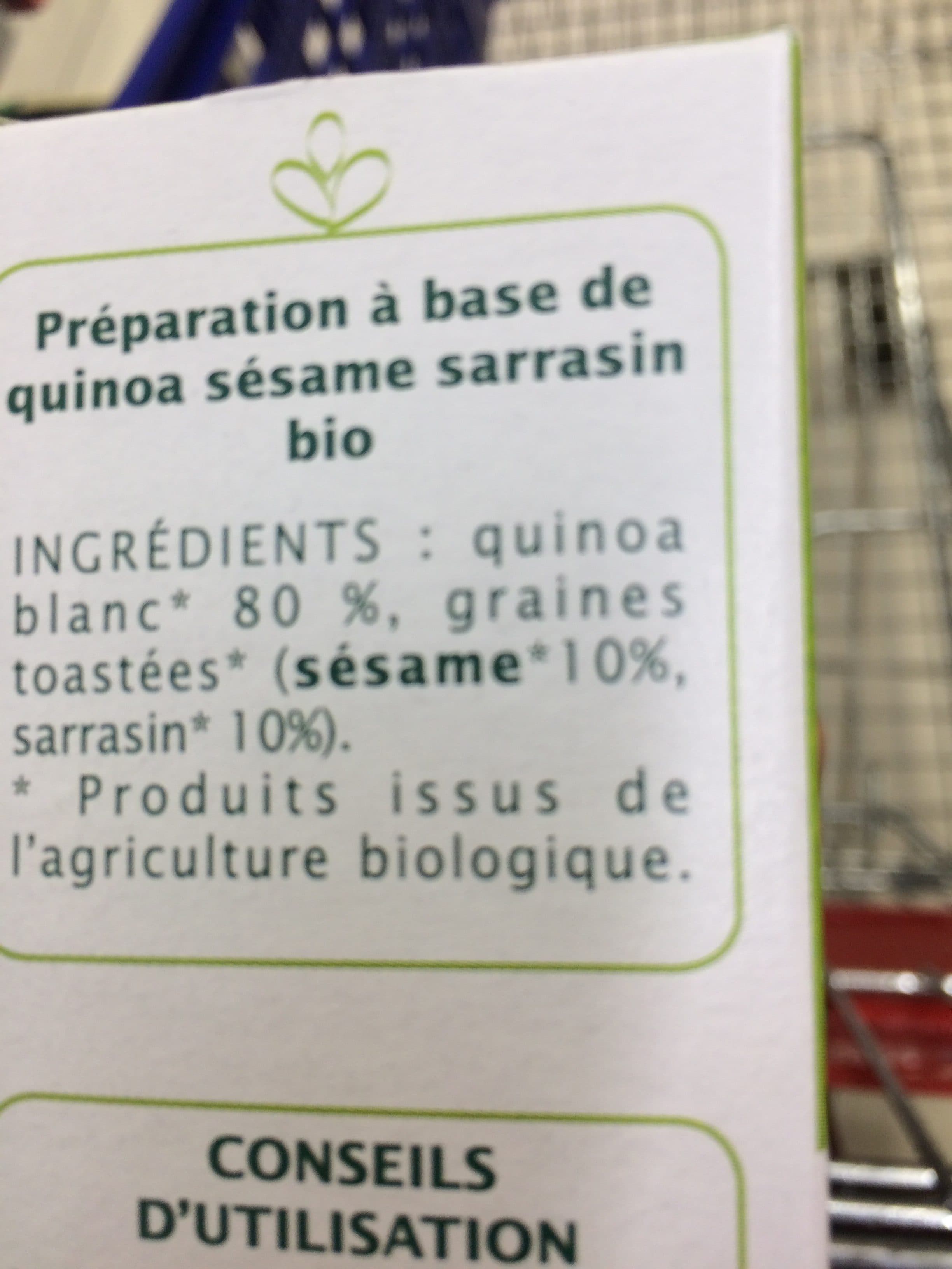 Lea Nature Jardin Bio Quinoa sésame sarrasin packshot