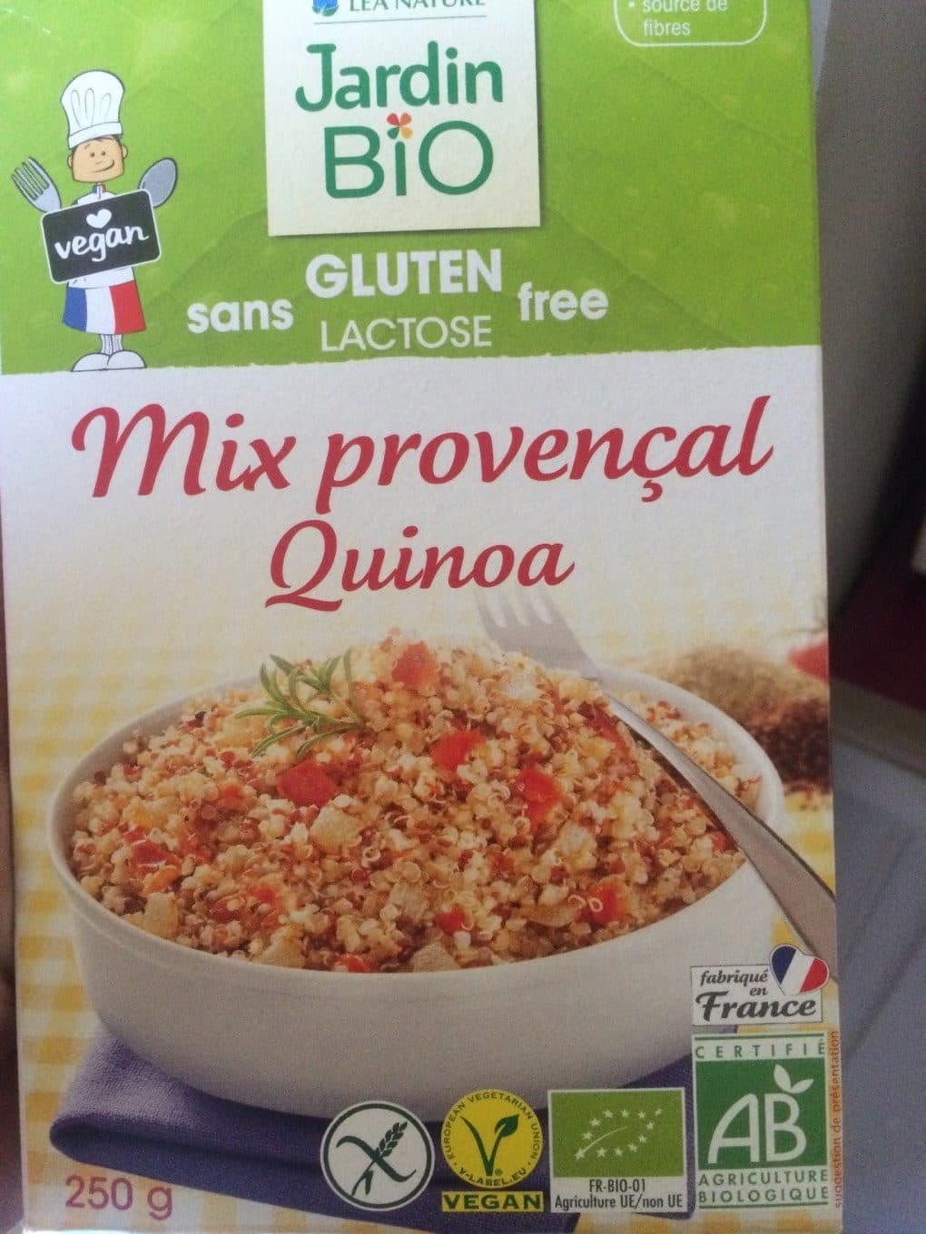 Jardin Bio Mix provencal quinoa packshot