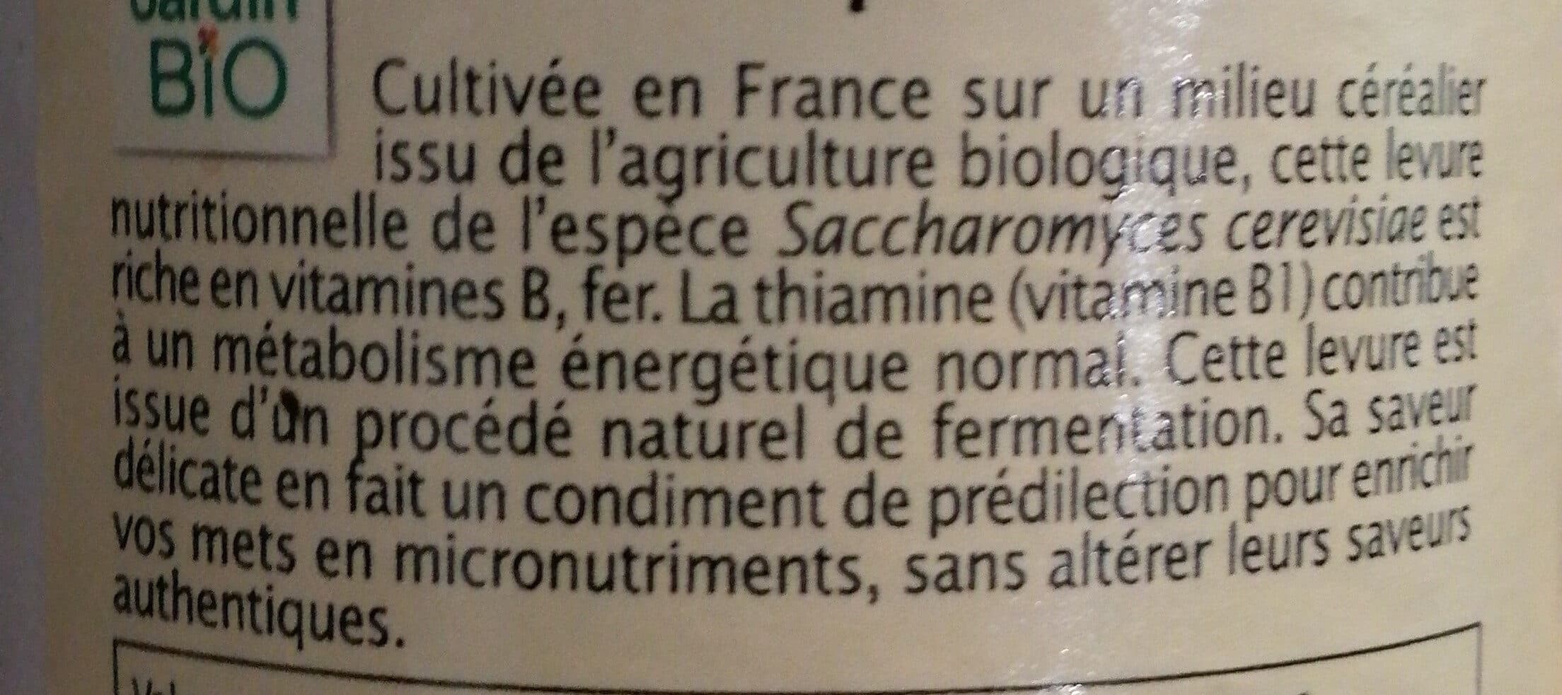 Jardin Bio Levure En Paillettes Bio - Riche En Vitamines B1, B2 Et Fer packshot