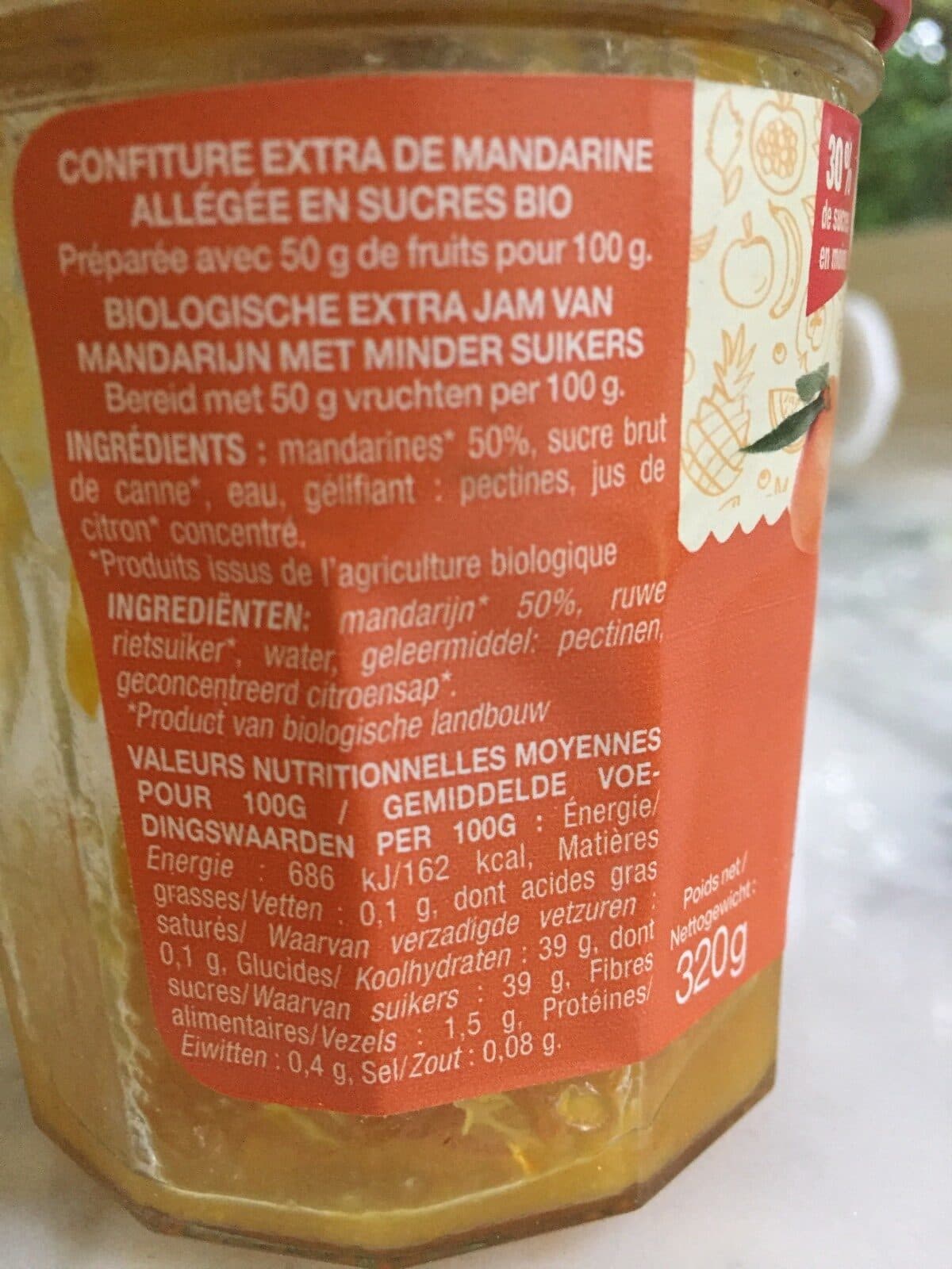 Mamie Bio Ma confiture extra mandarine packshot