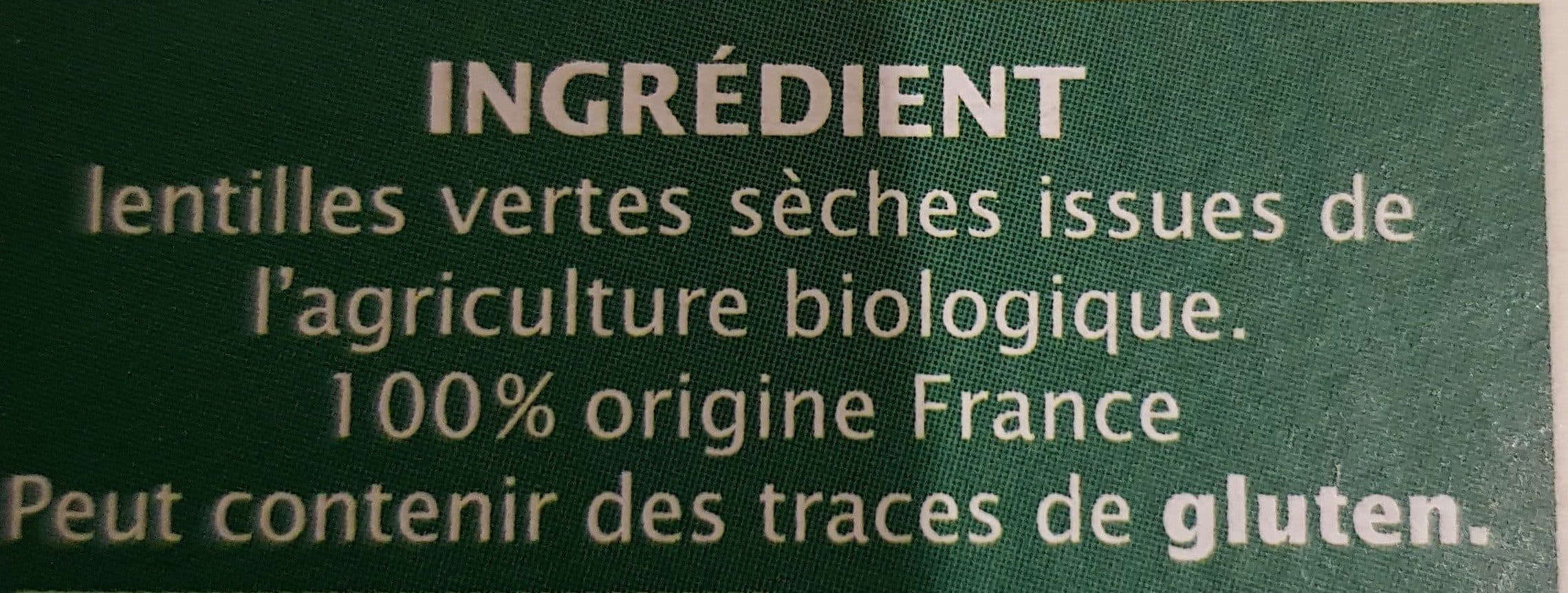 Jardin Bio Lentilles vertes irigine Vendée packshot