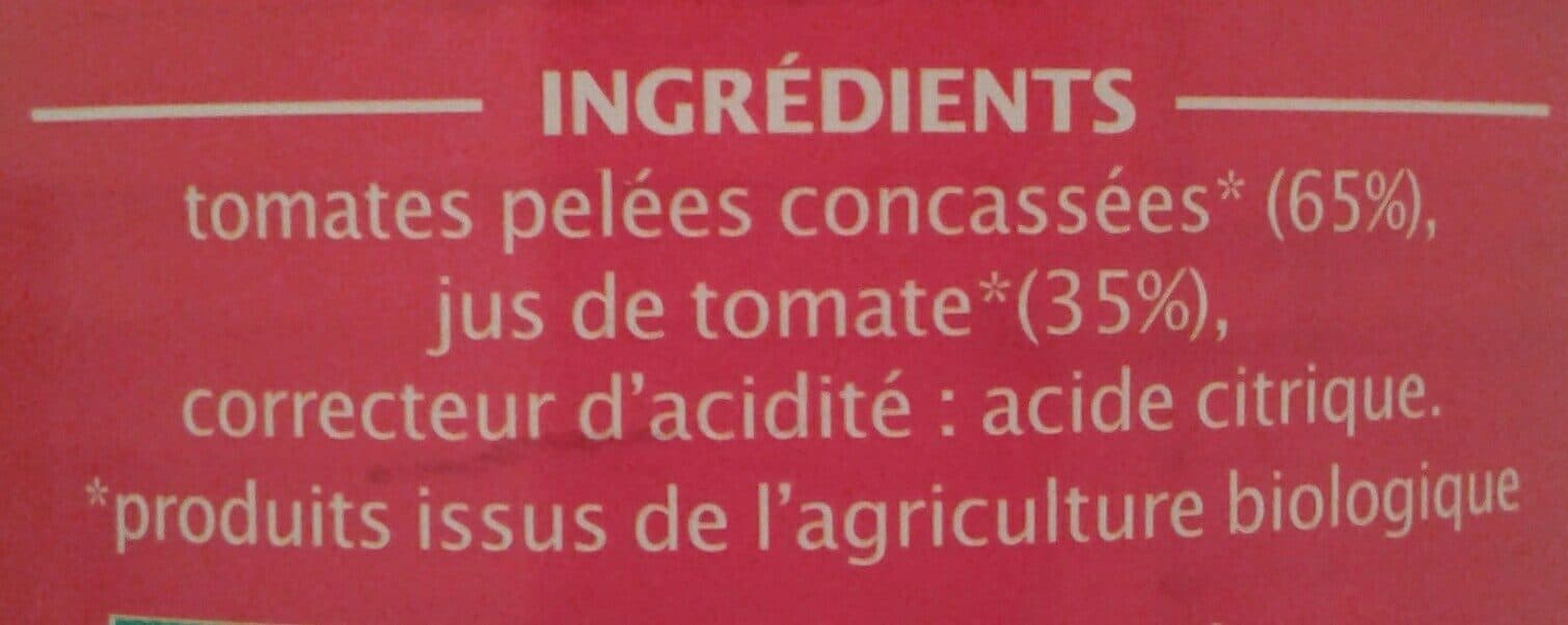 Jardin bio Concassé de tomate au jus packshot