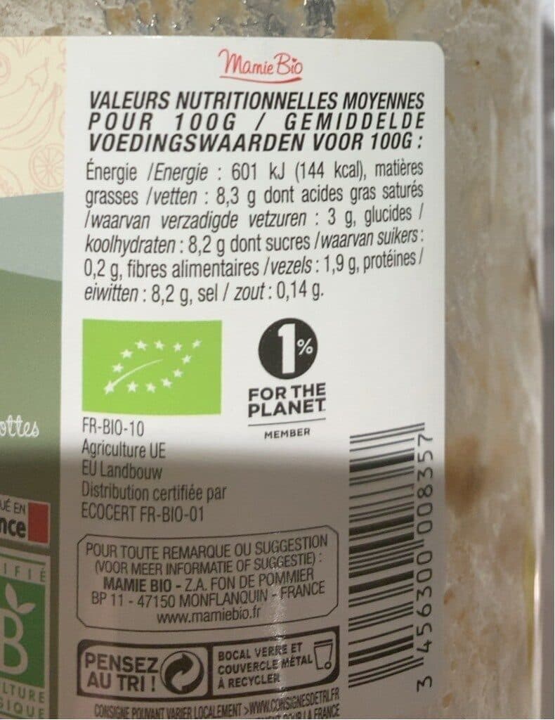 Mamie Bio Lentille saucisse bio packshot