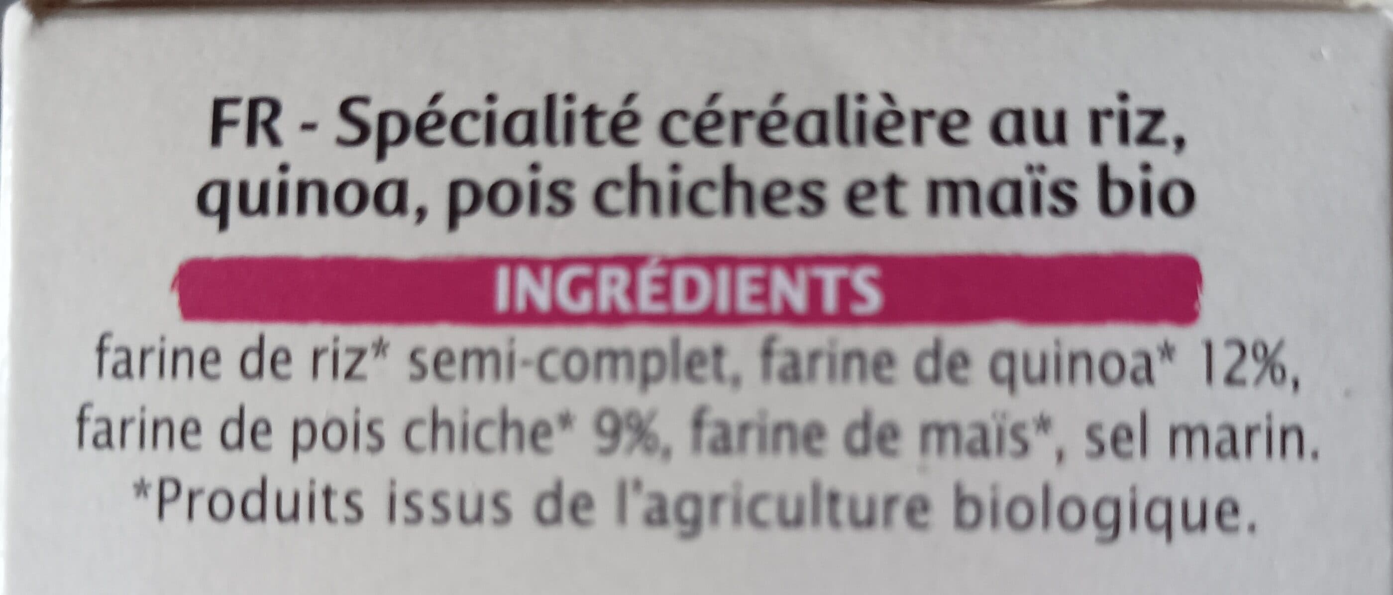 Jardin bio Tartines craquantes quinoa pois chiche packshot