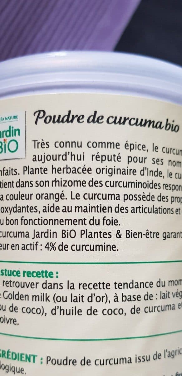 Jardin Bio Super curcuma packshot