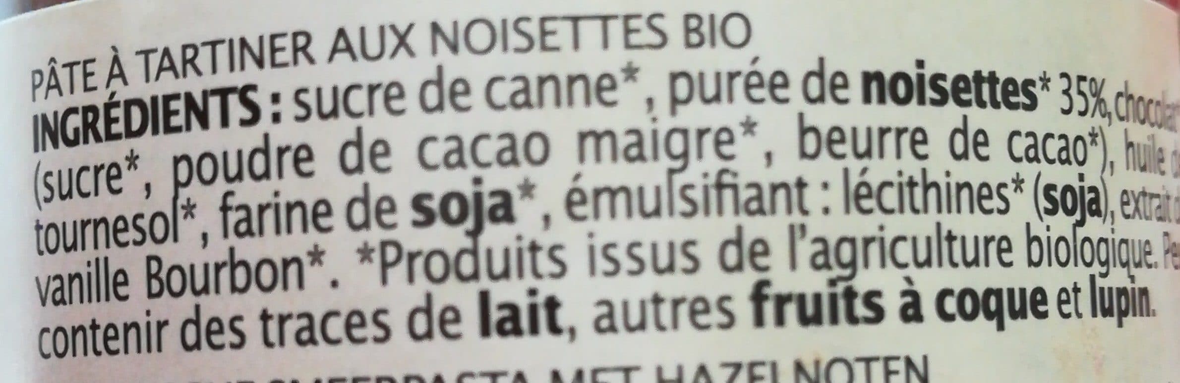 Jardin Bio Pâte à tartiner 35% noisettes packshot