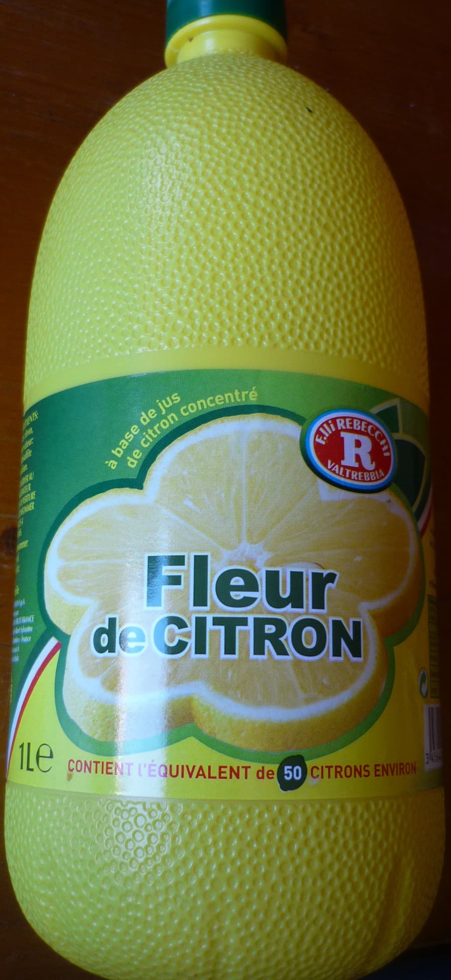F.lli Rebecchi Valtrebbia Fleur de citron à base de jus de citron concentré packshot