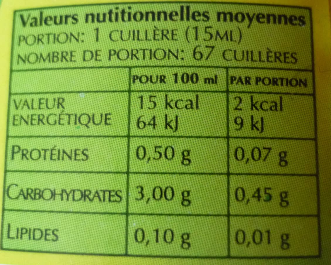 F.lli Rebecchi Valtrebbia Fleur de citron à base de jus de citron concentré packshot