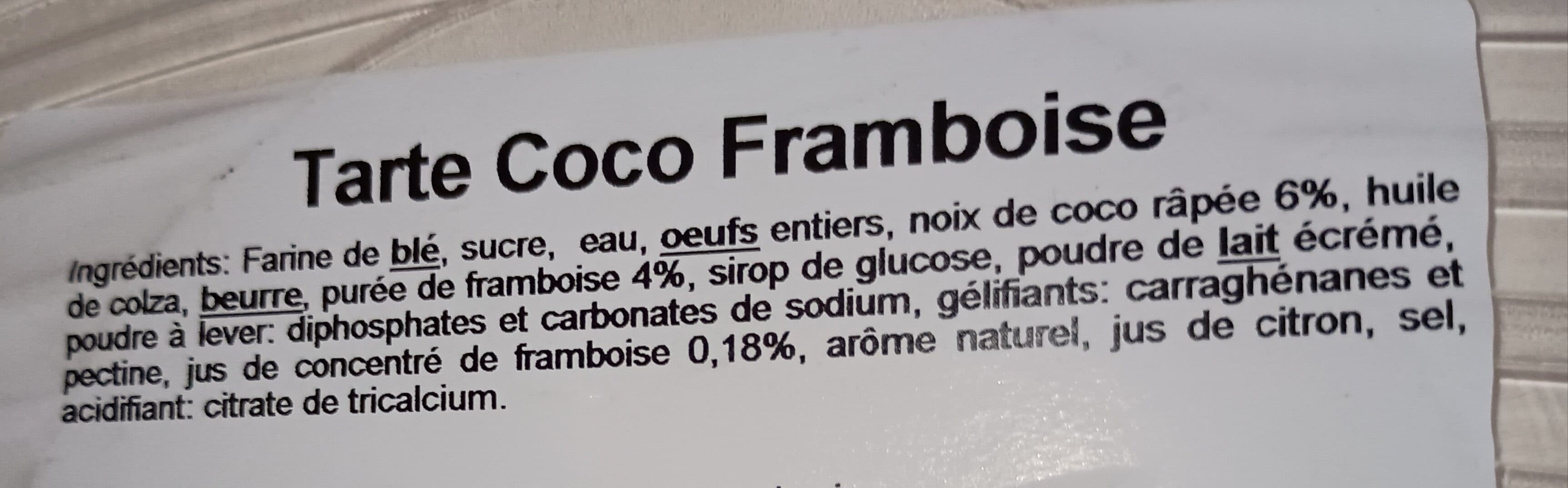 Hafner Tarte Noix De Coco / Framboises packshot
