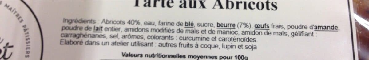 L'Atelier Georget Tarte Abricots packshot