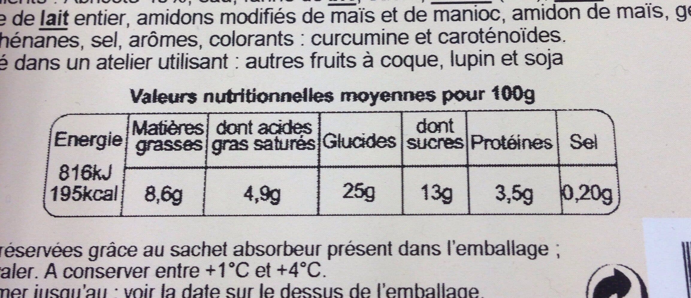 L'Atelier Georget Tarte Abricots packshot