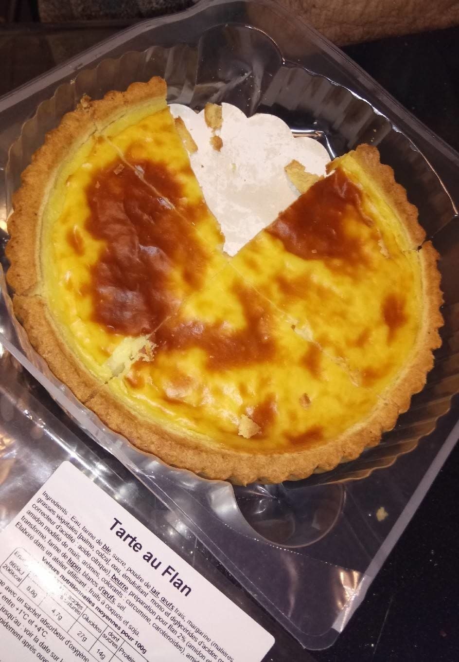 Sans Tarte au flan packshot