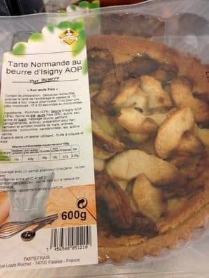Tartefrais Tarte Normande au beurre d'Isigny AOP packshot