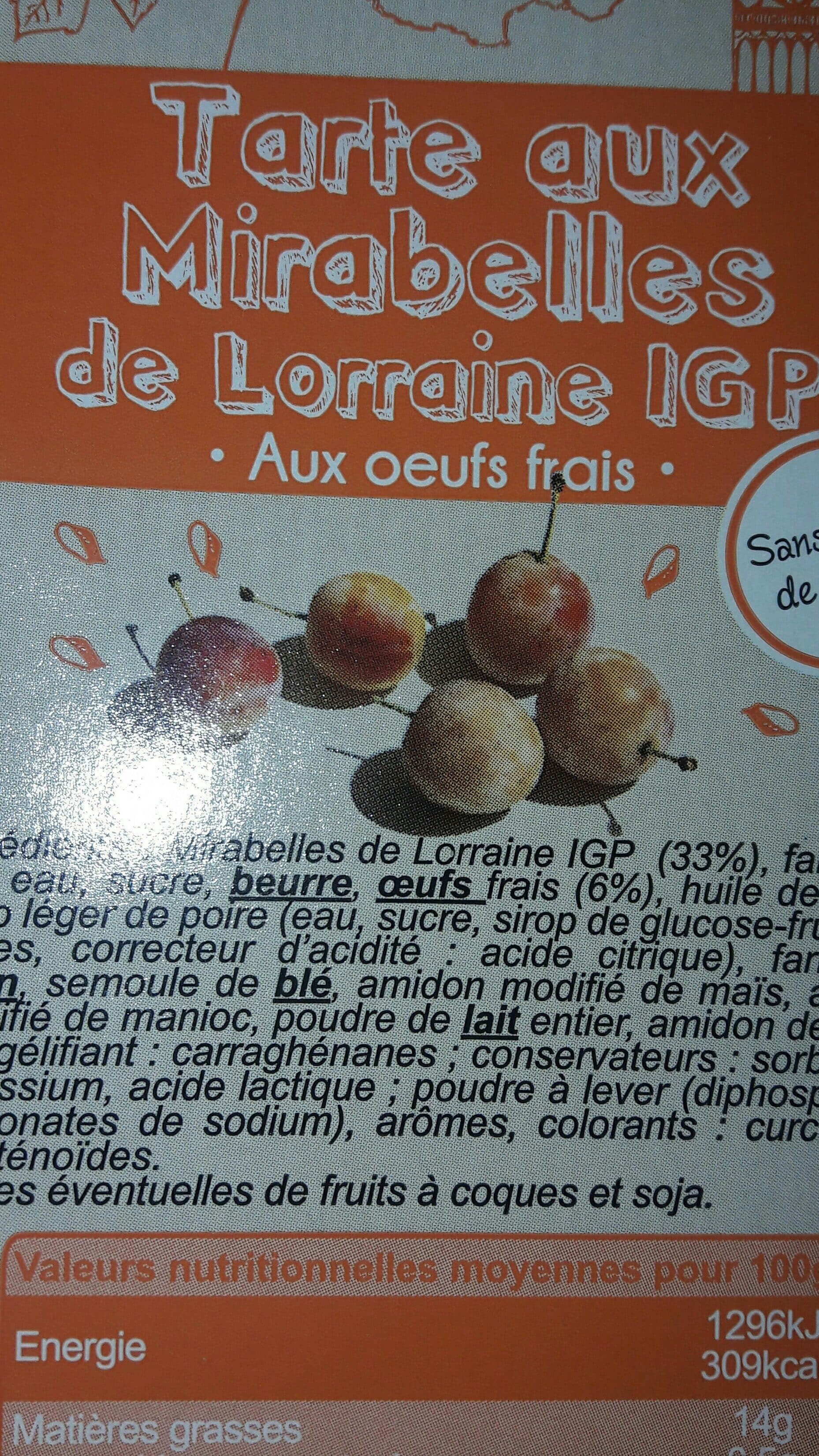 Georpa Tarte aux mirabelles de Lorraine packshot