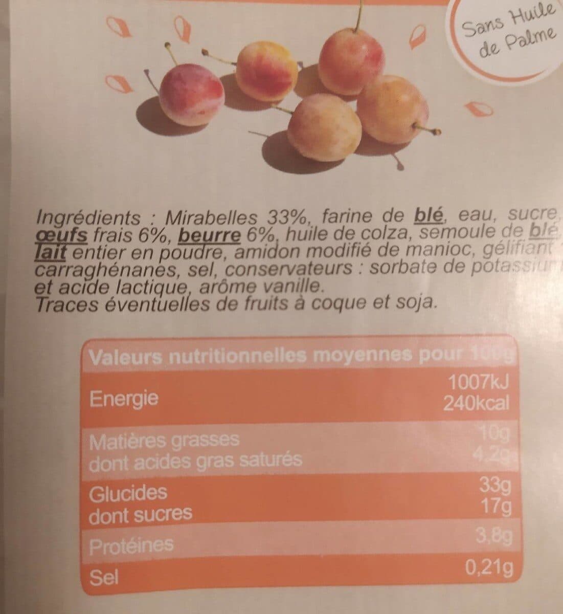 Georpa Tarte aux mirabelles de Lorraine packshot