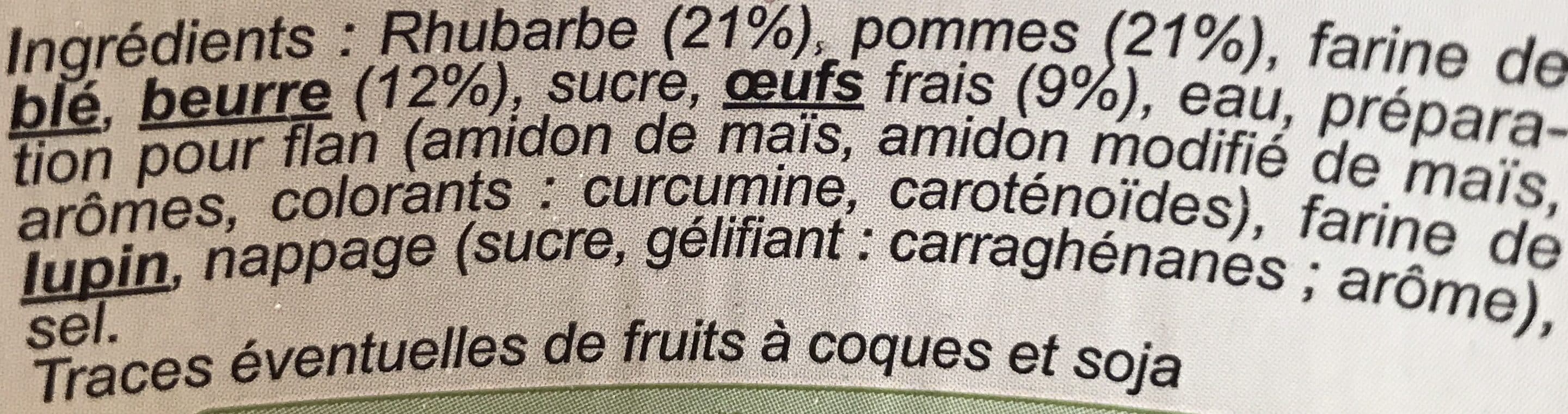 Open Food Facts Tarte pomme rhubarbe packshot
