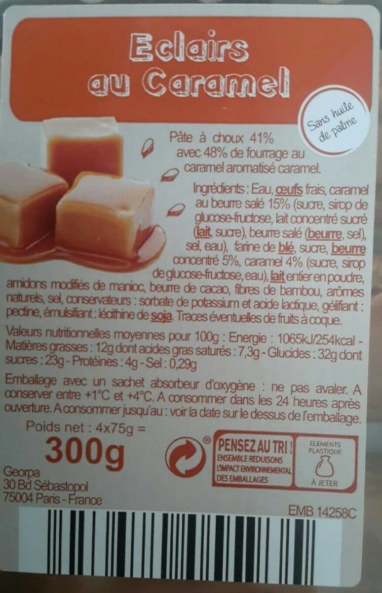Open Food Facts Éclair caramel packshot