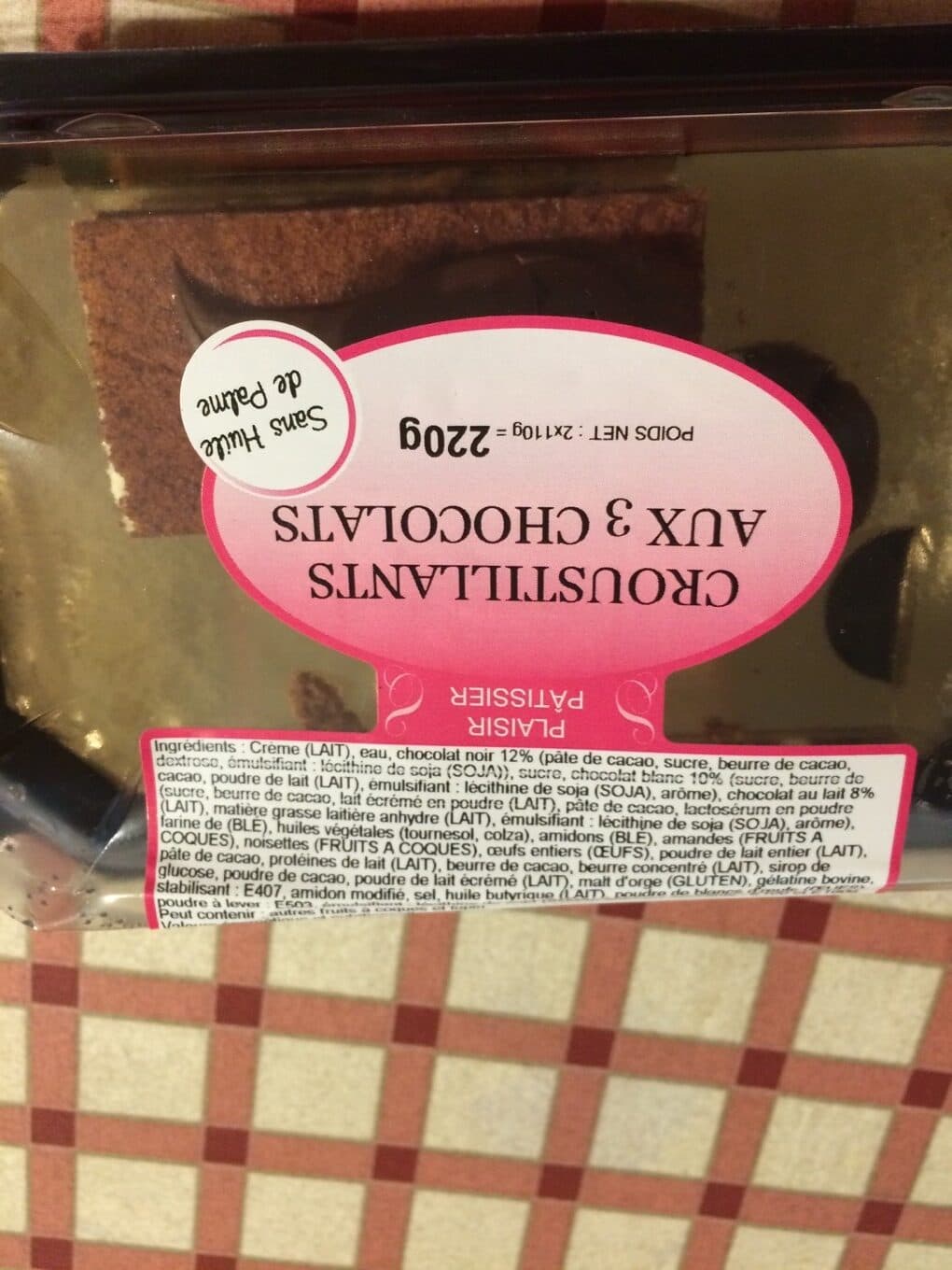 Systeme U Croustillants aux 3 chocolats packshot