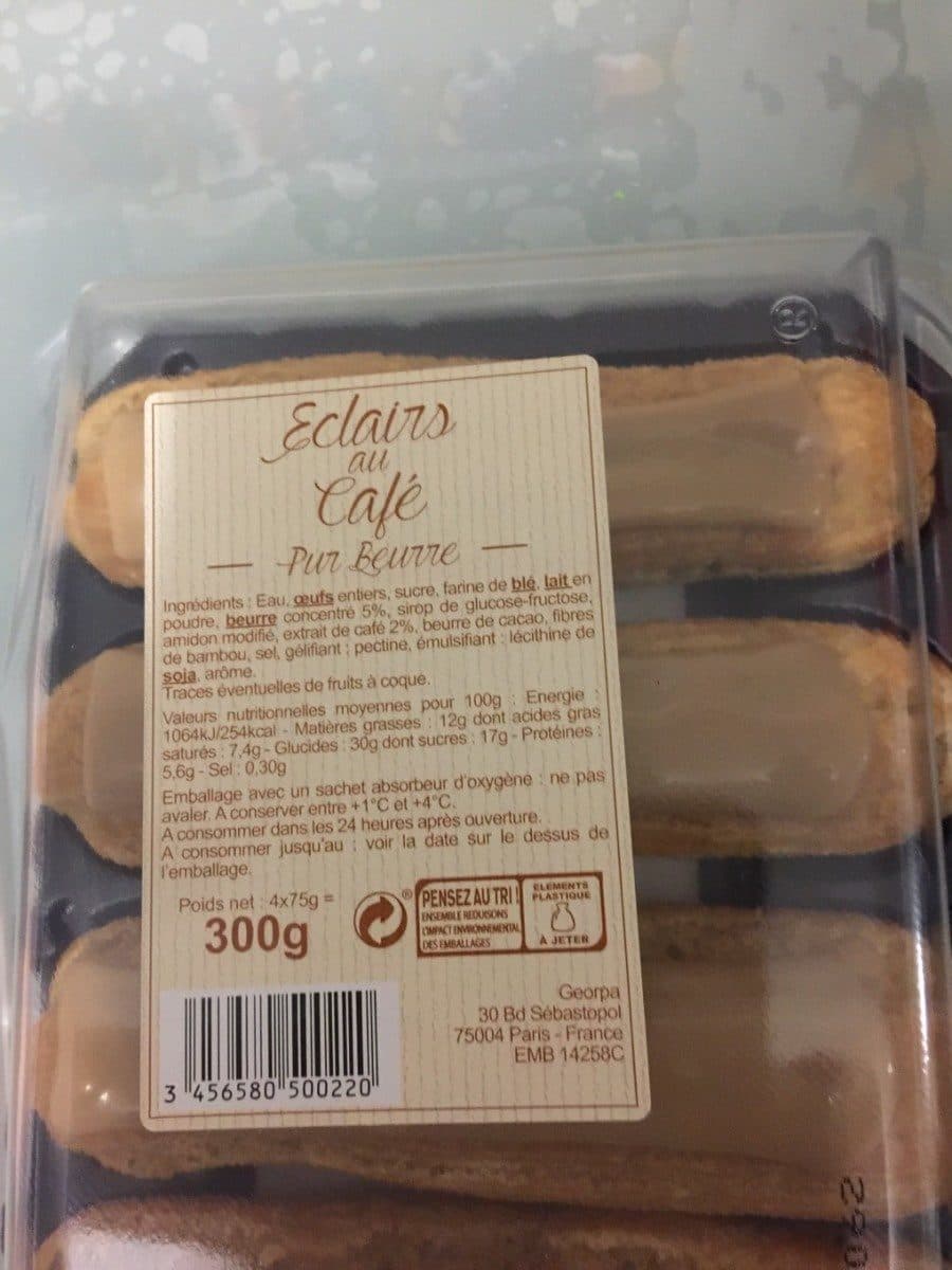 Georpa Eclairs au cafe packshot