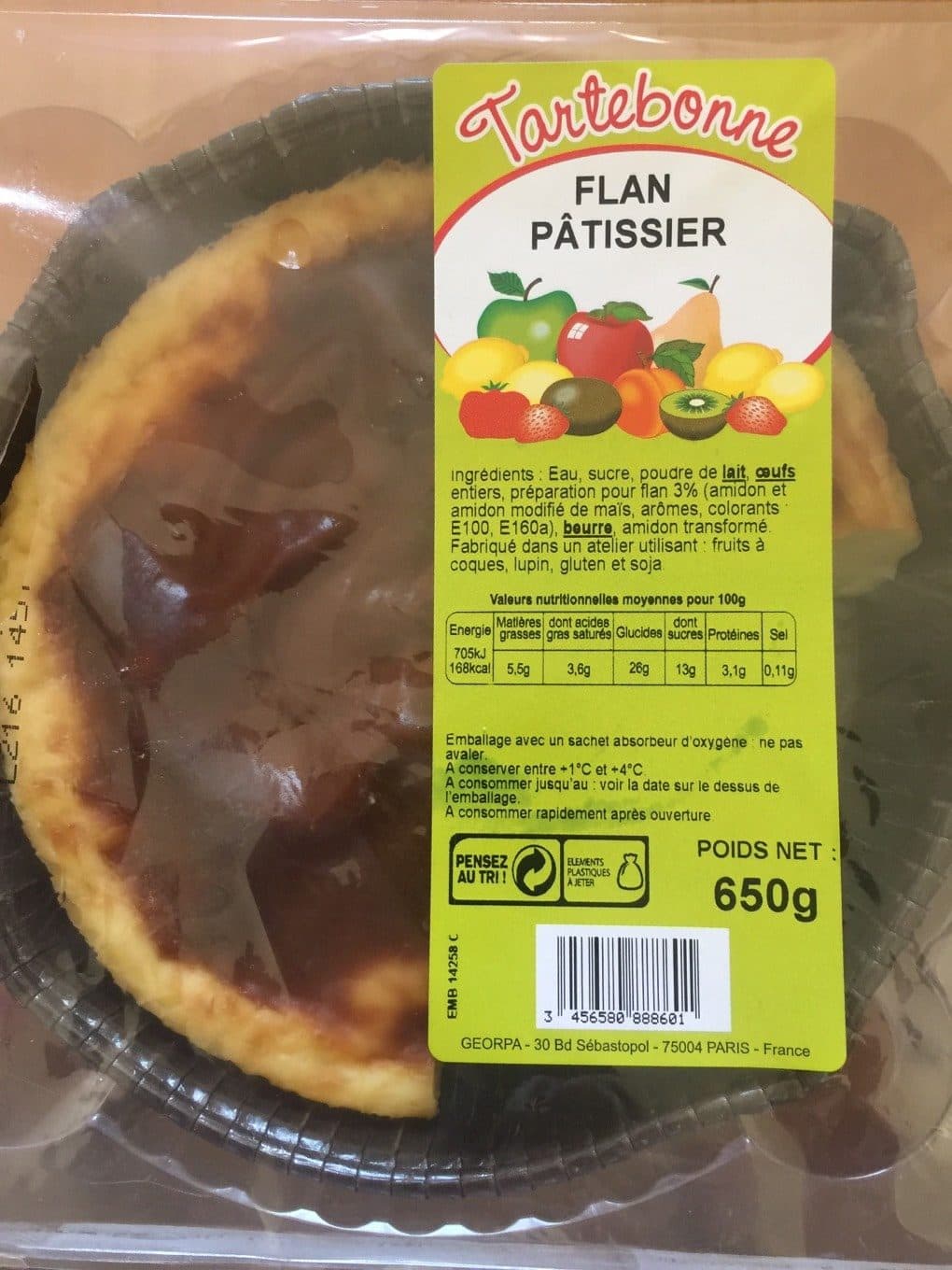 Tartebonne Flan Patissier packshot