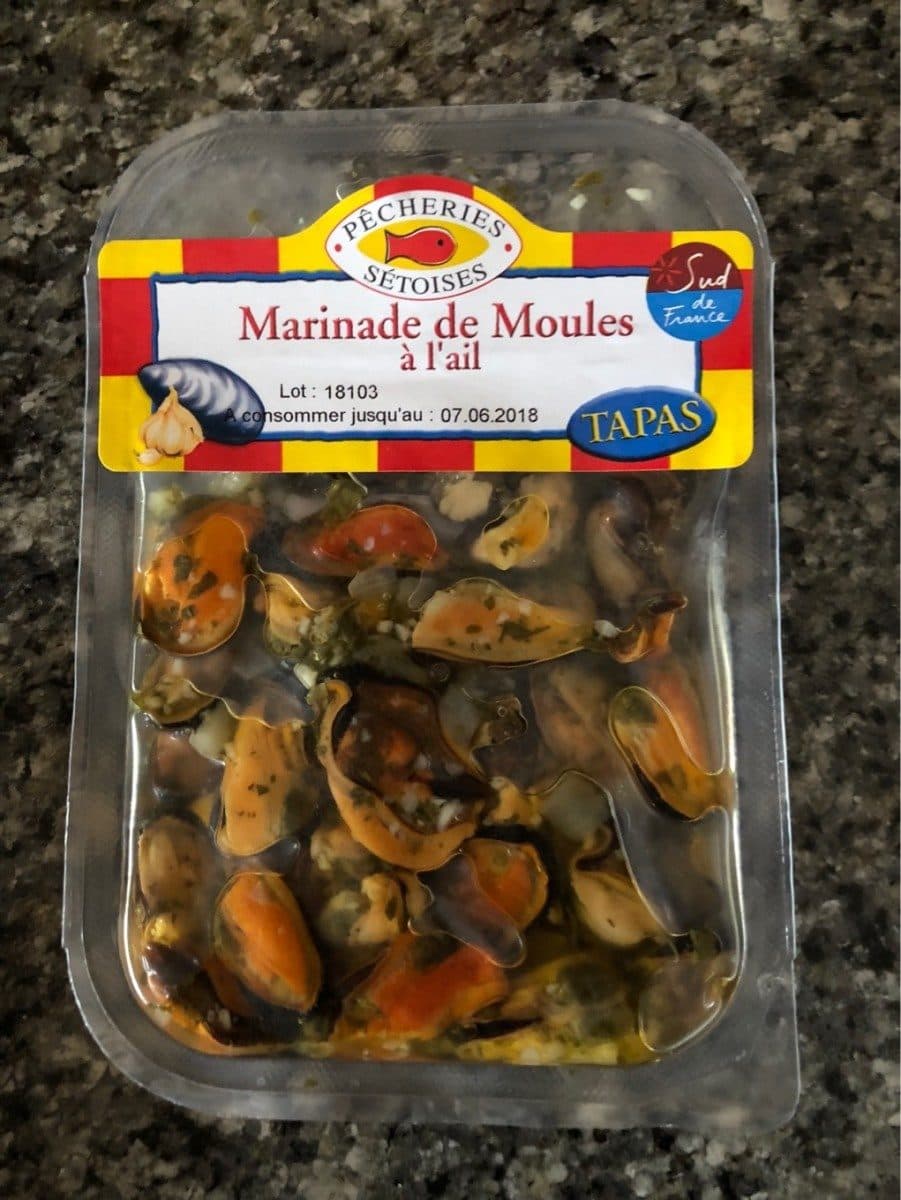 Open Food Facts Salade de moules marinees a l'ail packshot