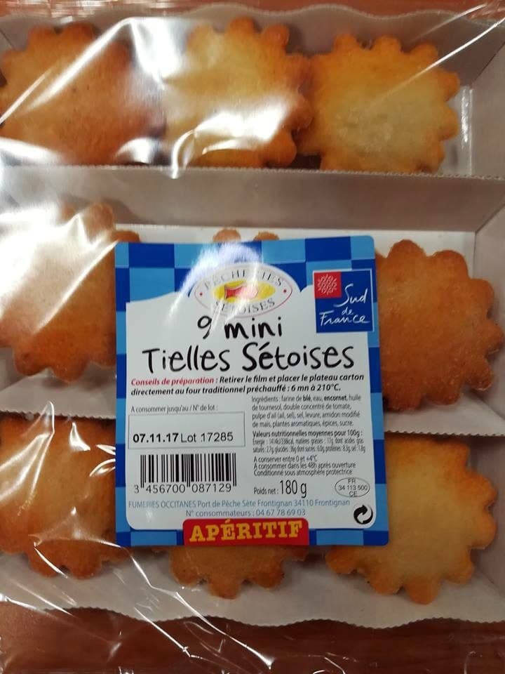 Pêcheries Sétoises Fumeries Occitanes Mini Tielle Apéritive x9 - packshot