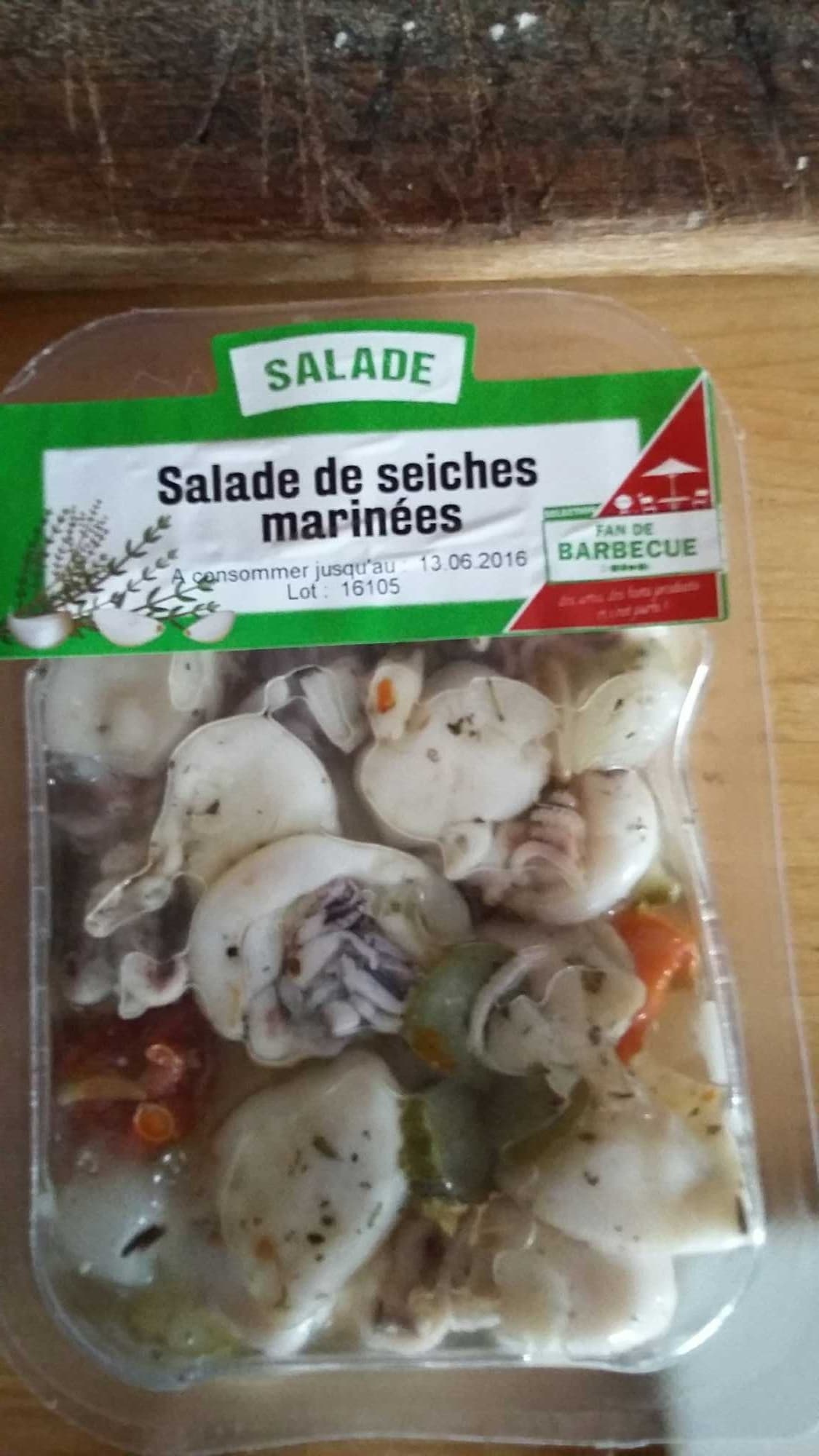 Lidl Salade de Seiches Marinées packshot