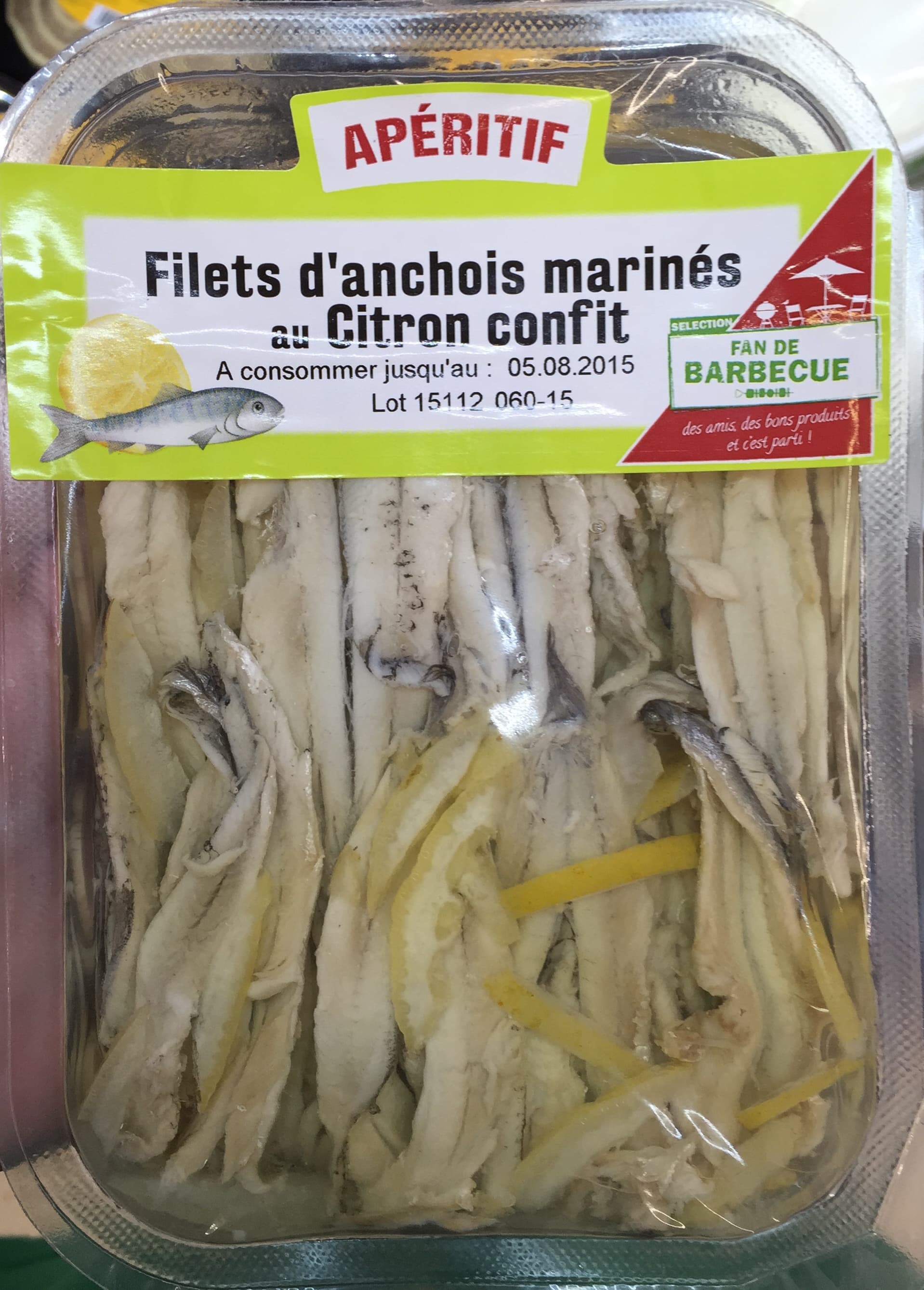 Pêcheries Occitanes Filets d'anchois marinés au citron confit packshot