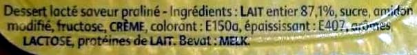 Mamie Nova Crème dessert saveur praliné au lait entier packshot