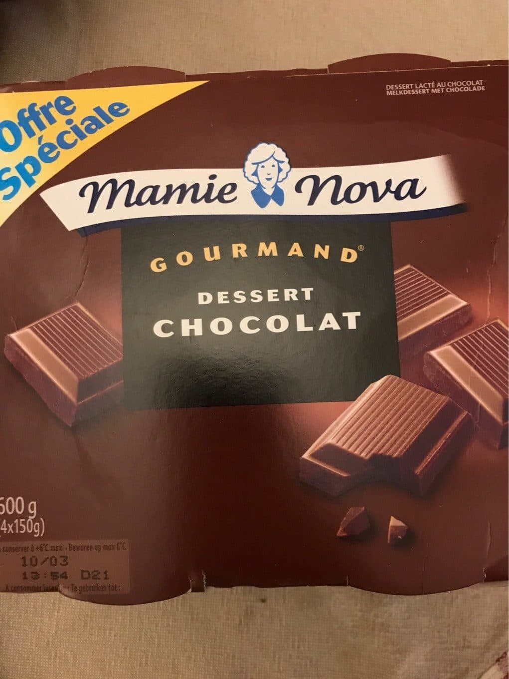 Mamie Nova 4 Gourmand Au Chocolat Offre Spéciale packshot