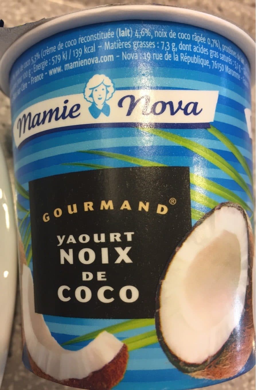 Mamie Nova Yaourt Gourmand à La Noix De Coco packshot