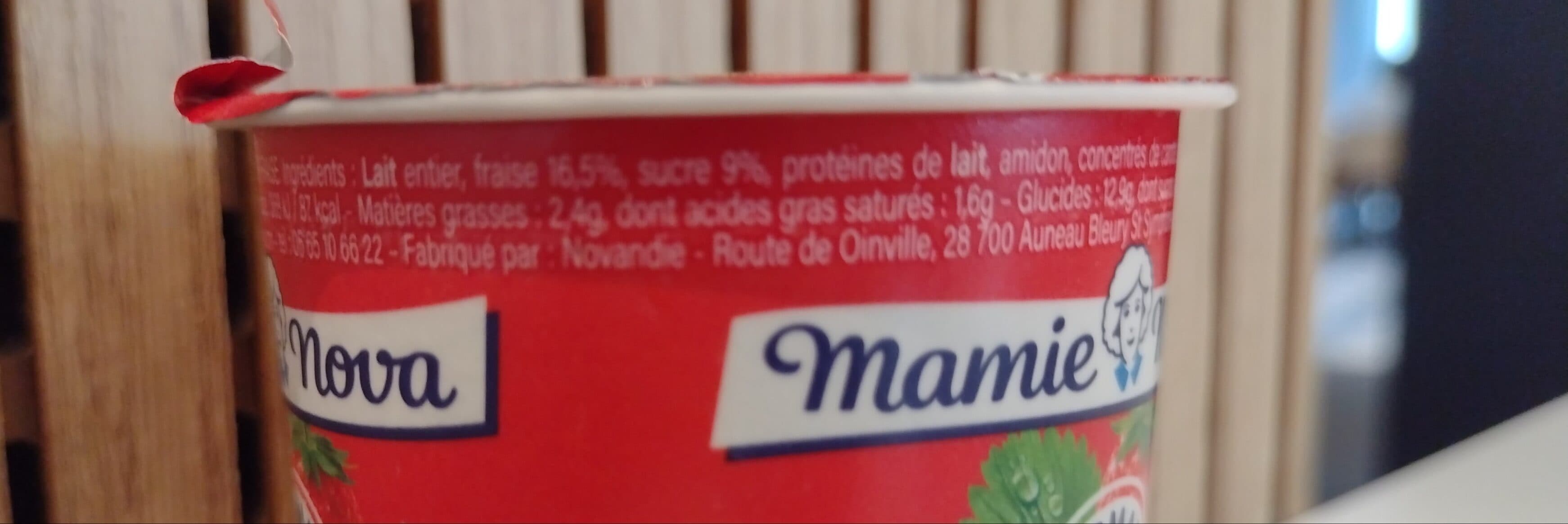 Mamie Nova Gourmand Fraises packshot