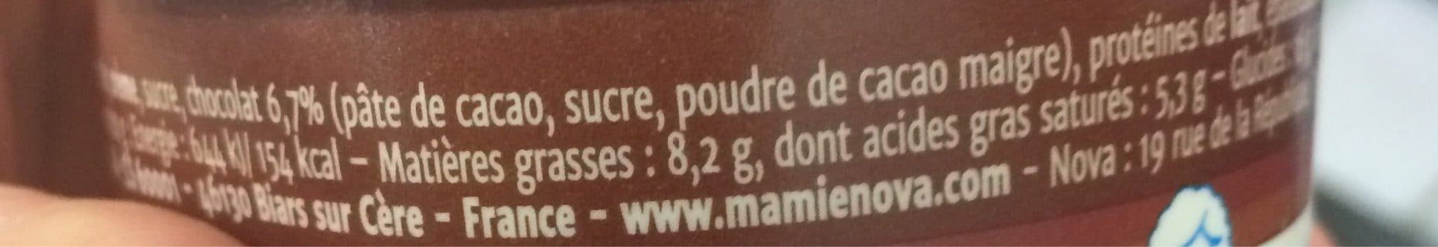 Mamie Nova Gourmand - Dessert Chocolat packshot