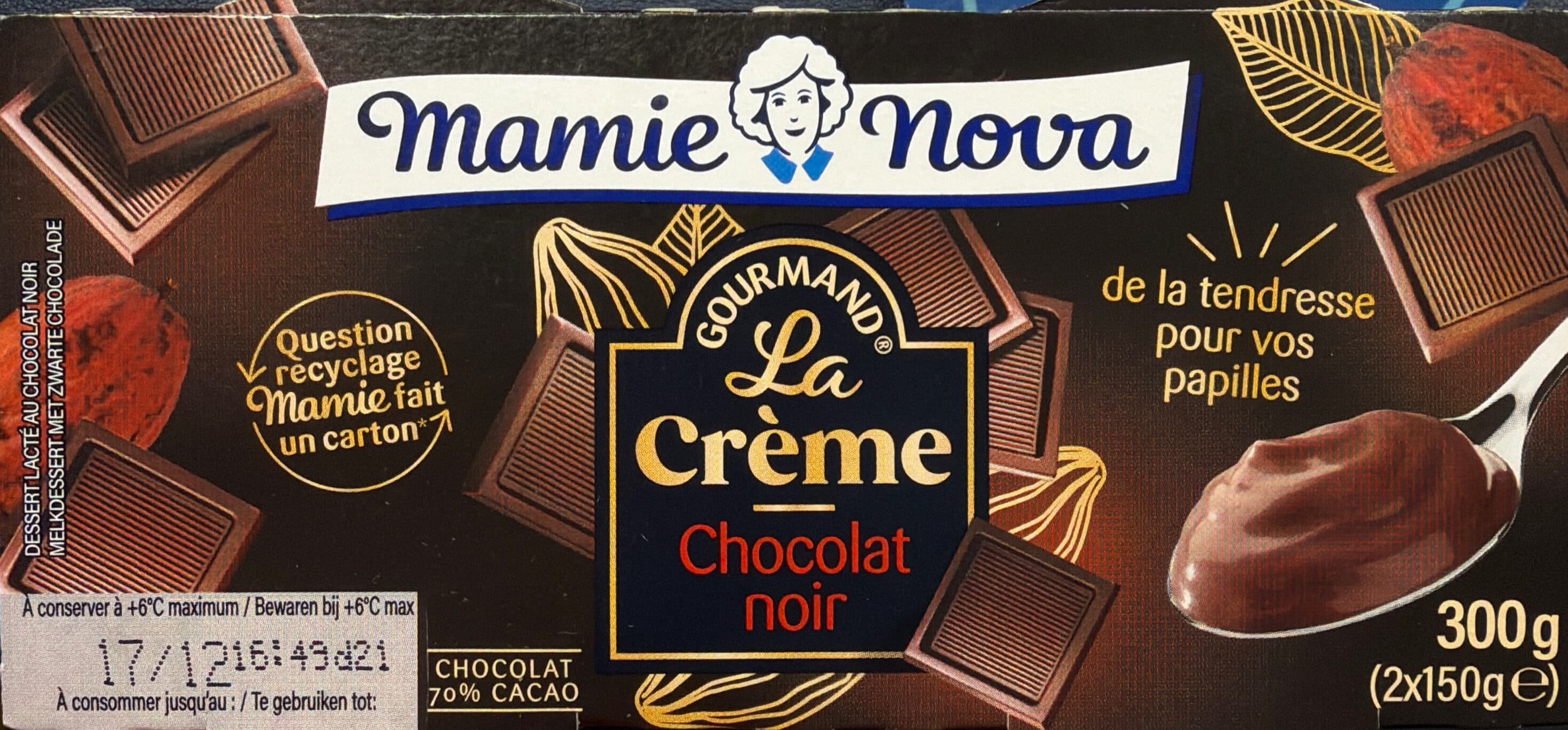 Mamie Nova La Crème Chocolat Noir packshot