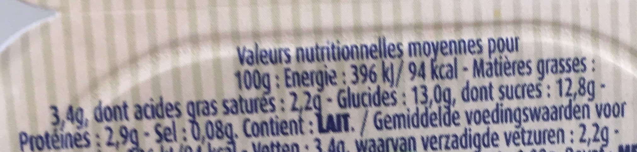 Nova Yaourt Biologique Sucré Aromatisé à La Vanille packshot