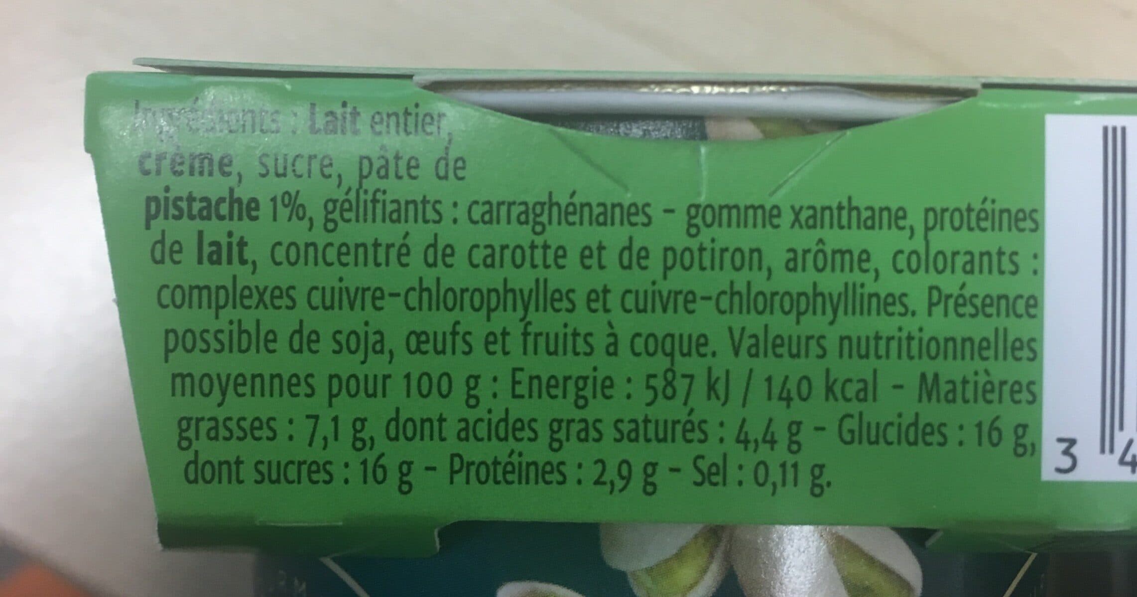 Mamie Nova Fondant saveur pistache packshot
