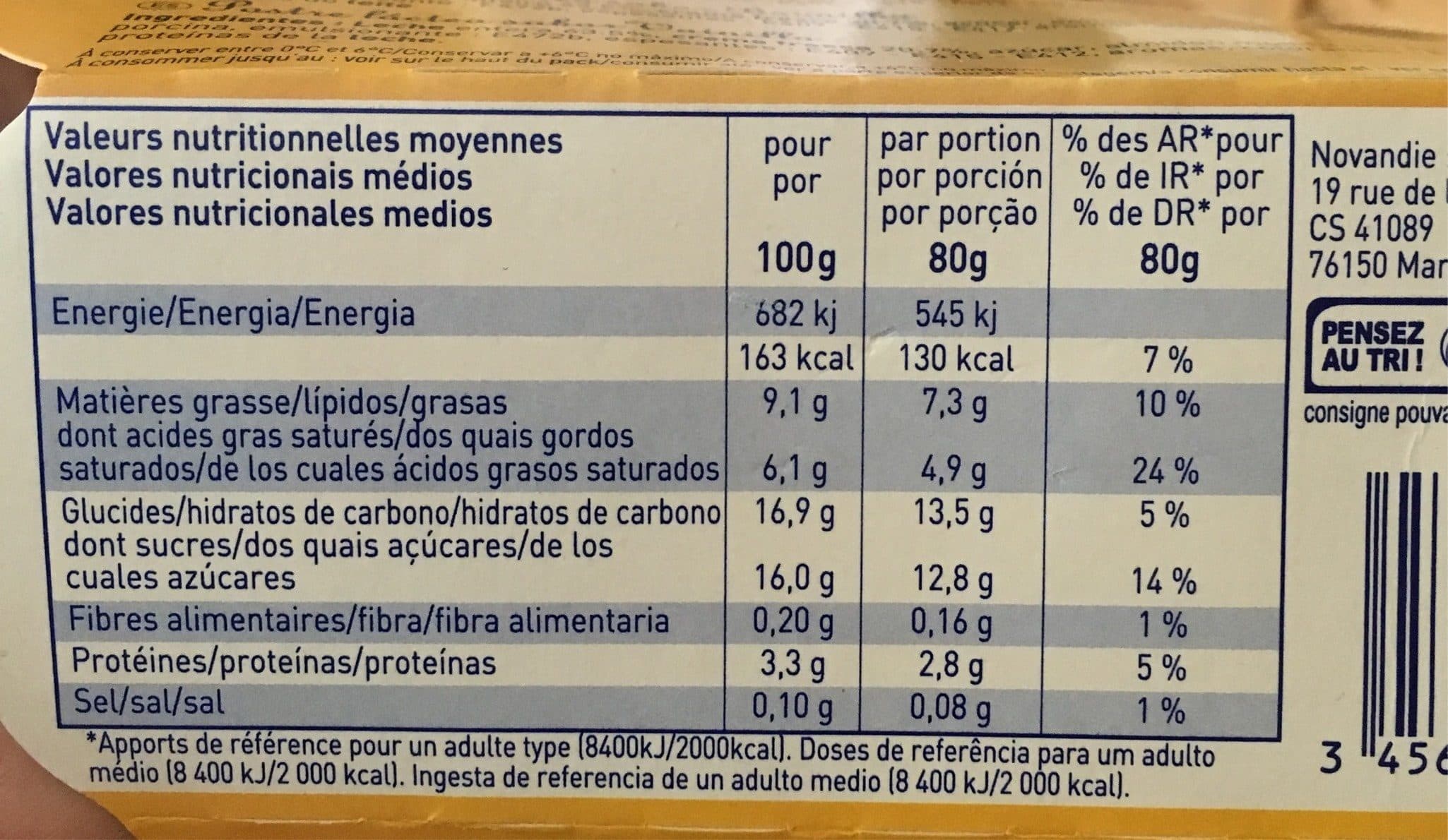 Novandie Creme a La Liegeoise packshot