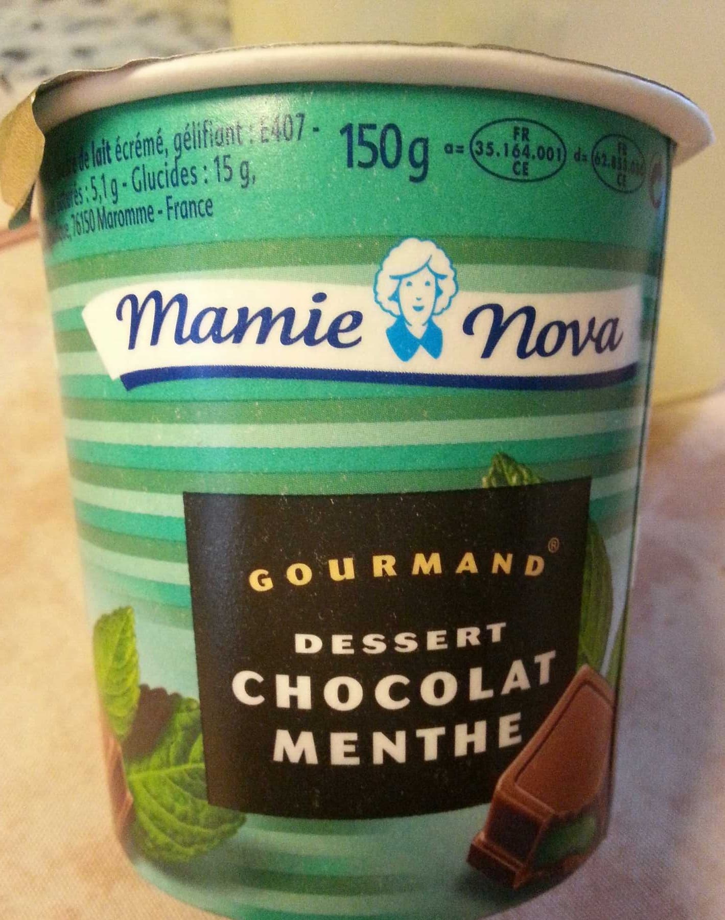 Mamie Nova Gourmand Dessert Chocolat Menthe packshot