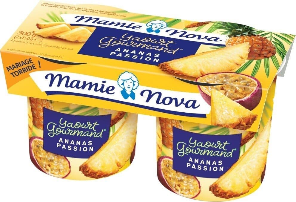 Mamie Nova Yaourt Gourmand® - Ananas Passion packshot