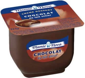 mamie nova Crème dessert onctueuse chocolat packshot