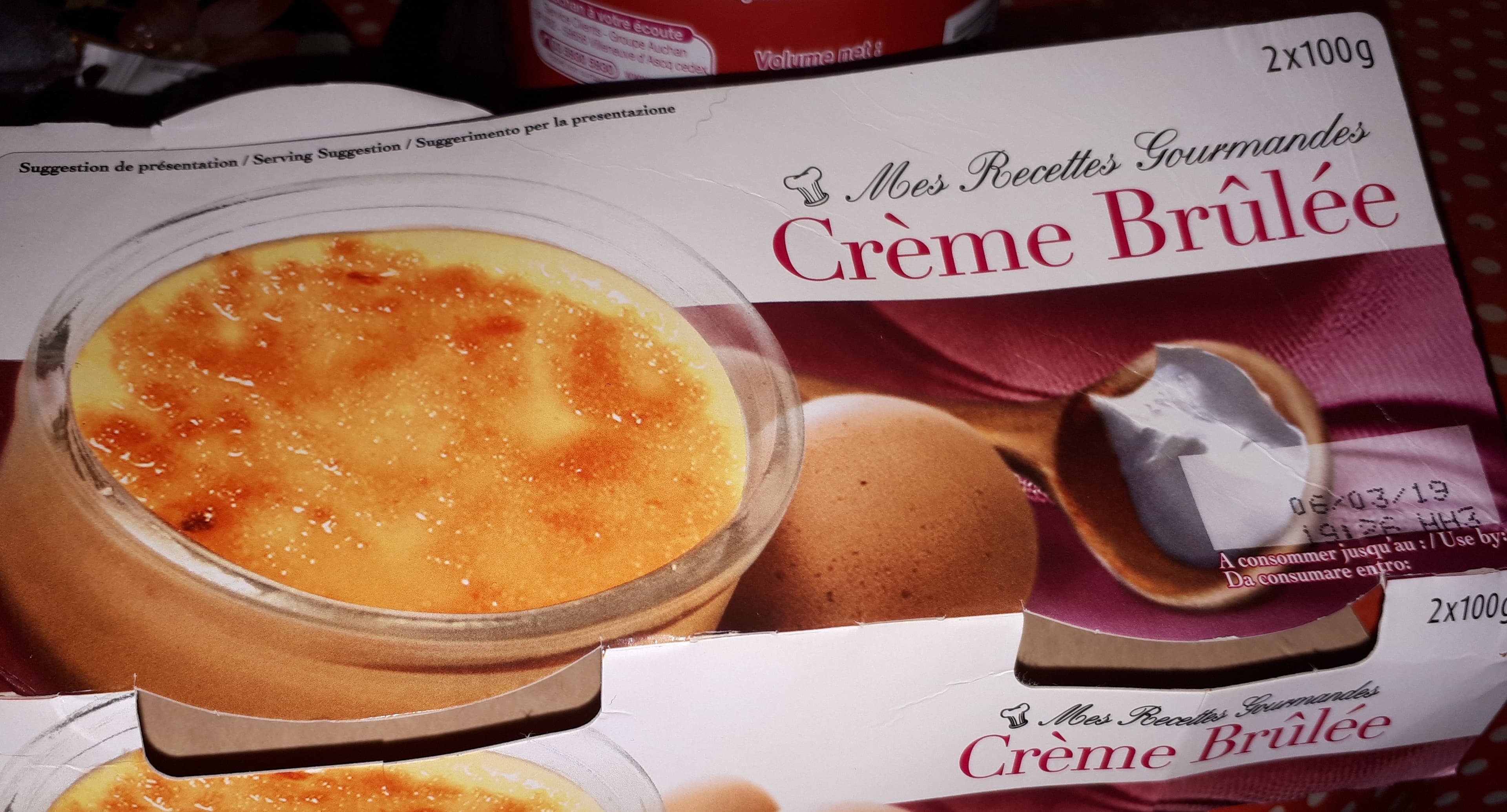 Mes Recettes Gourmandes Creme brulee 2 x packshot