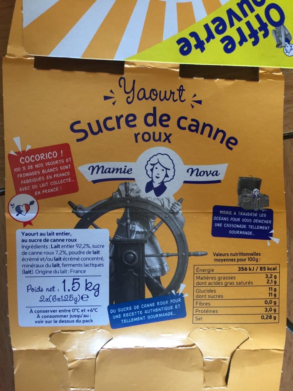 Nova Yaourt mamie nova packshot